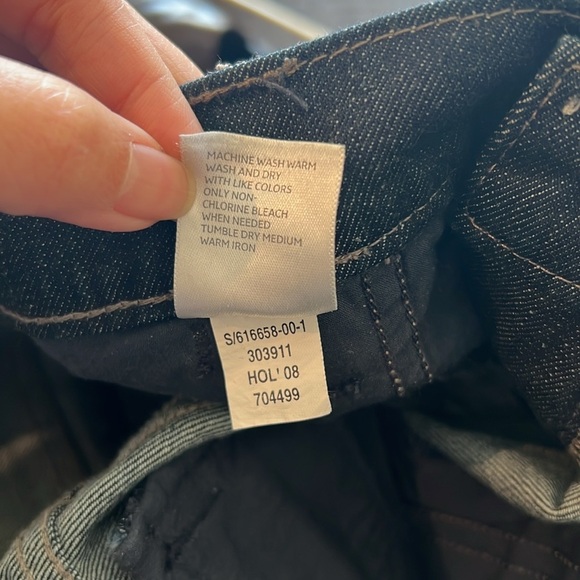 Old Navy The Flirt Dark Wash Denim Jeans Mid Rise Size 2 - Picture 10 of 10